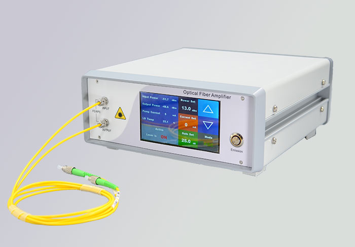 C-Band 23dBm 200mW PM Erbium-doped Fiber Amplifier EDFA-C-BA-23-PM-B Desktop Type